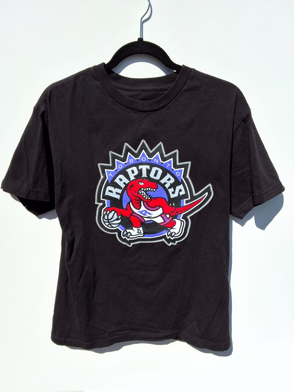 Mitchell & Ness Toronto Raptors Throwback Graphic T-Shirt - Black (Size M)